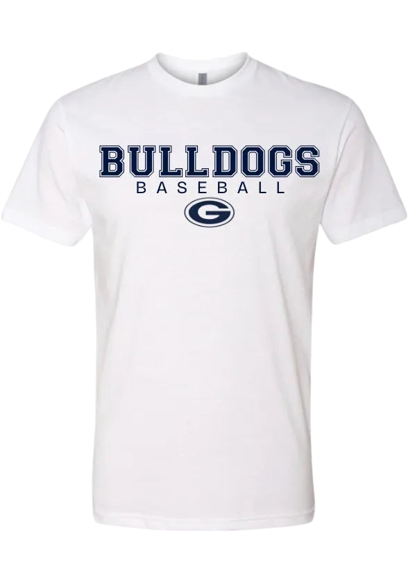 BULLDOGS BASEBALL IN WHITE