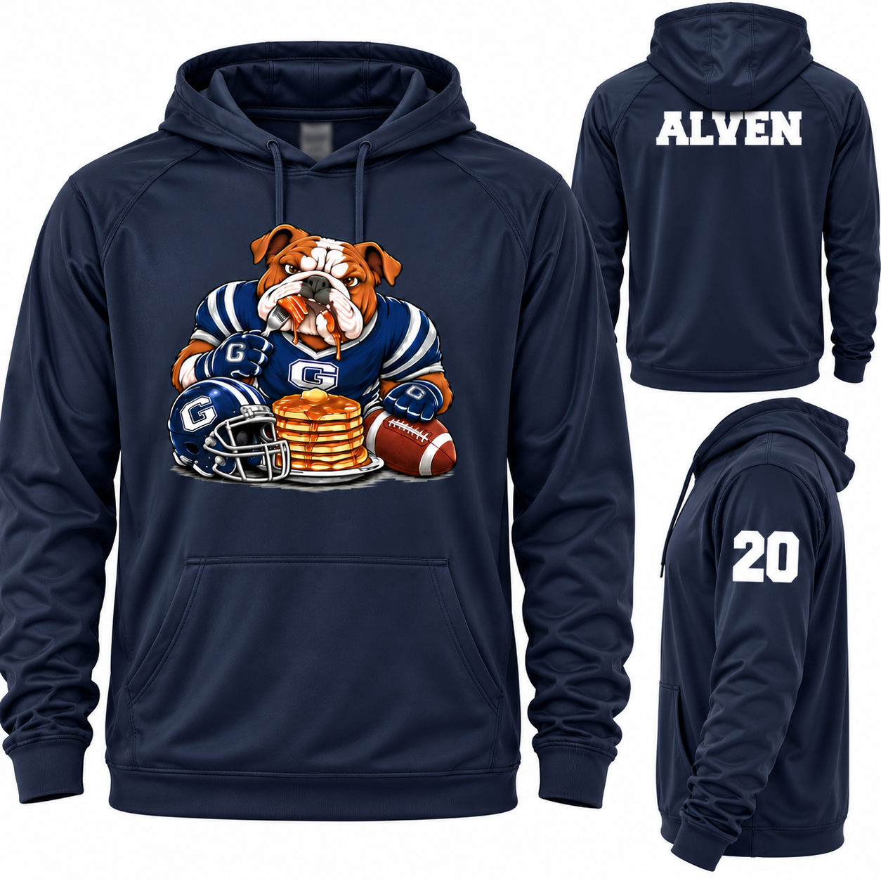 Pittbull Pancake Dri Fit Tee & Sweatshirt