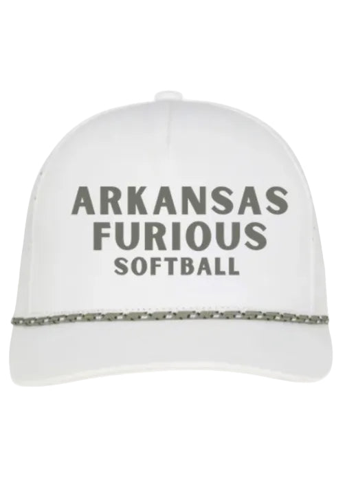 WHITE CORDED HAT