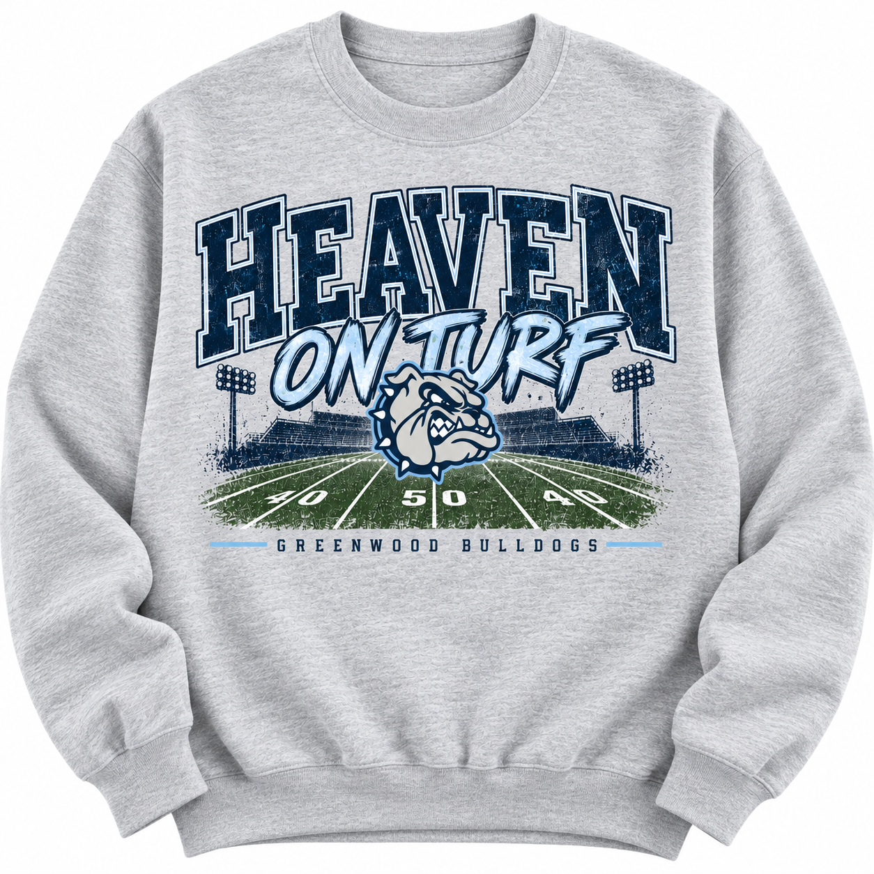 Heaven on Turf Ash Grey Sweatshirt