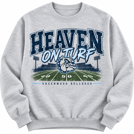 Heaven on Turf Ash Grey Sweatshirt