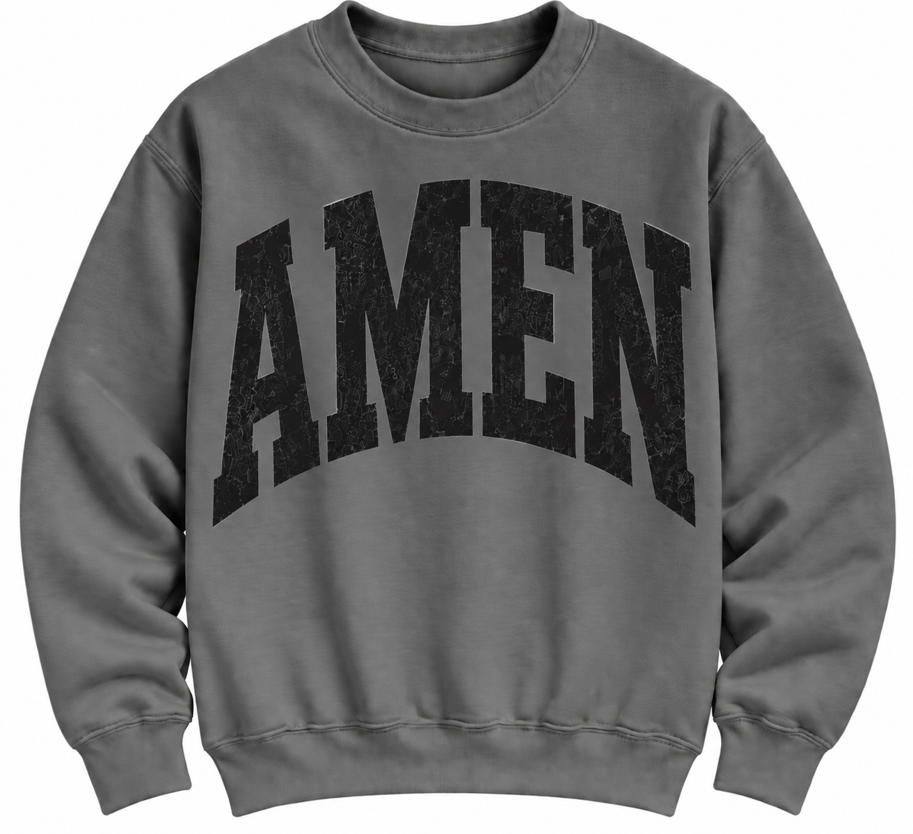 Charcoal with Black AMEN Sweatshirt