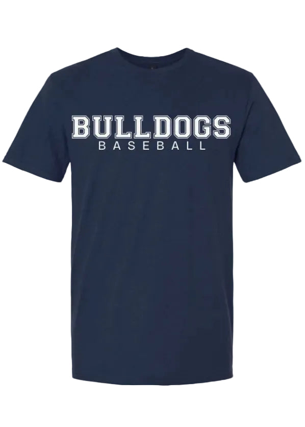 BULLDOGS BASEBALL IN NAVY BLUE