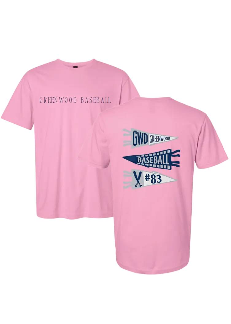 FLAG PENDANT SHIRT IN PINK