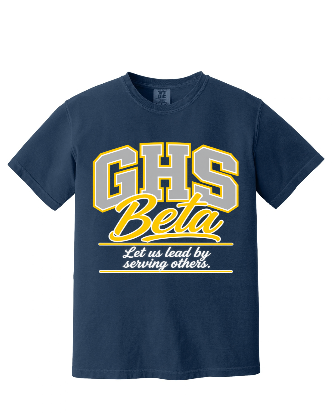 GHS BETA CLUB SHORT SLEEVE TEE IN NAVY