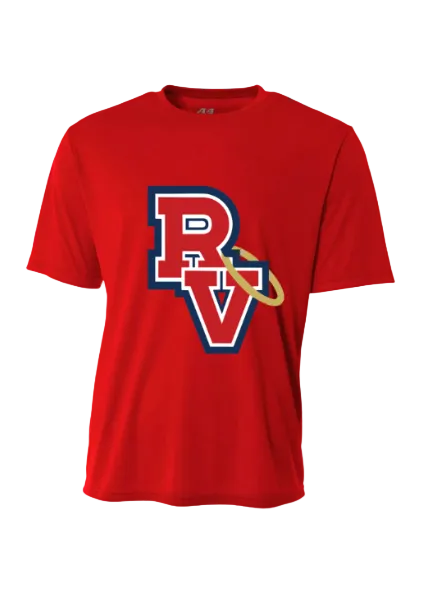 RED DRI FIT SHORT SLEEVE SHIRT