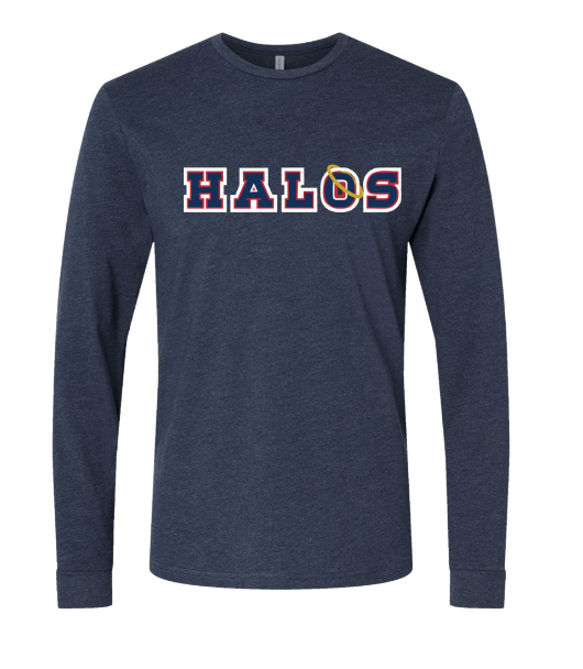 HALOS LONG SLEEVE TEE IN MIDNIGHT NAVY
