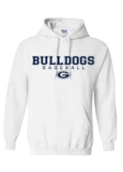 BULLDOGS BASEBALL HOODIE IN WHITE