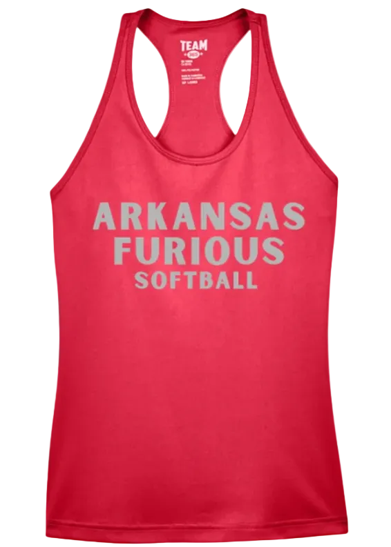 RED RACERBACK TANK