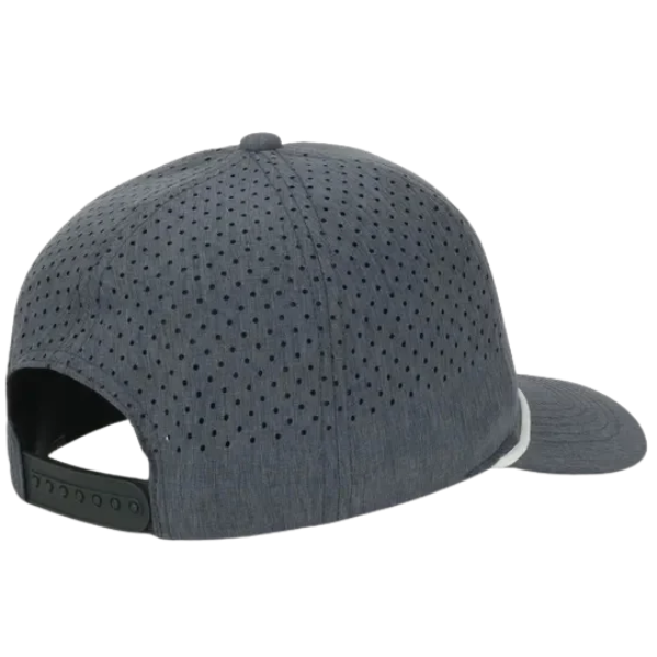 Corded Hat in Heathered Slate ( embroidery )