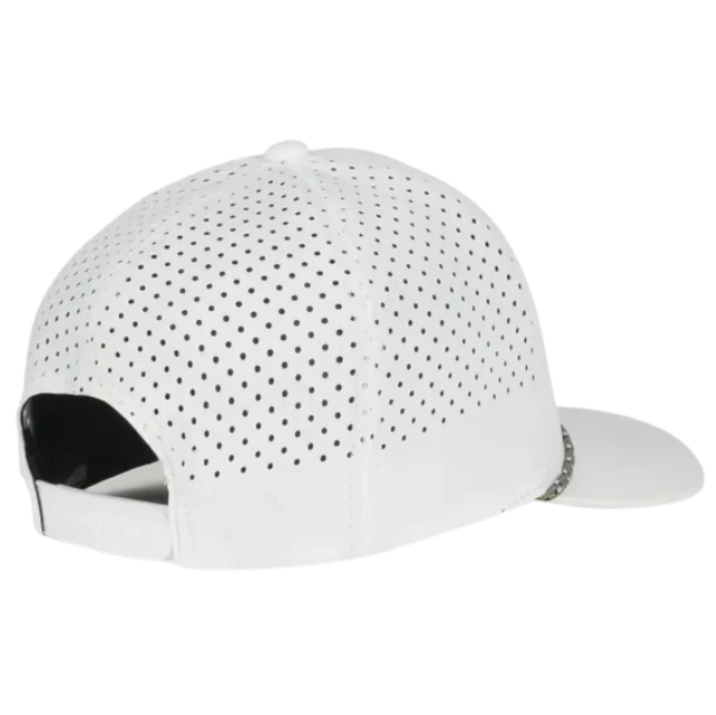Corded Hat in White