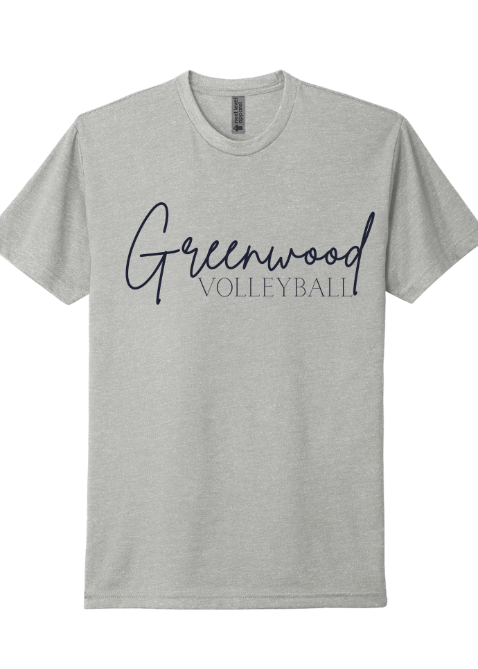 Bulldogs Volleyball Short Sleeve Tee in Sport Grey