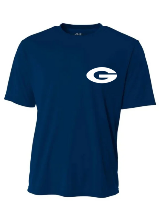 Short Sleeve Dri-Fit Tee in Navy