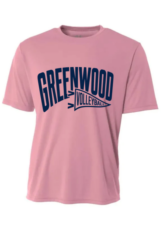 Short Sleeve Dri-Fit Tee in Pink