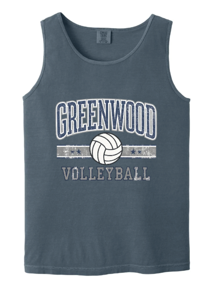 Comfort Color Tank in Denim Blue