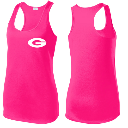 Sport-Tek Racerback Tank in Pink