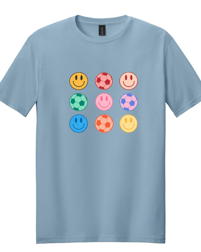 SMILEY FACE SHORT SLEEVE TEE