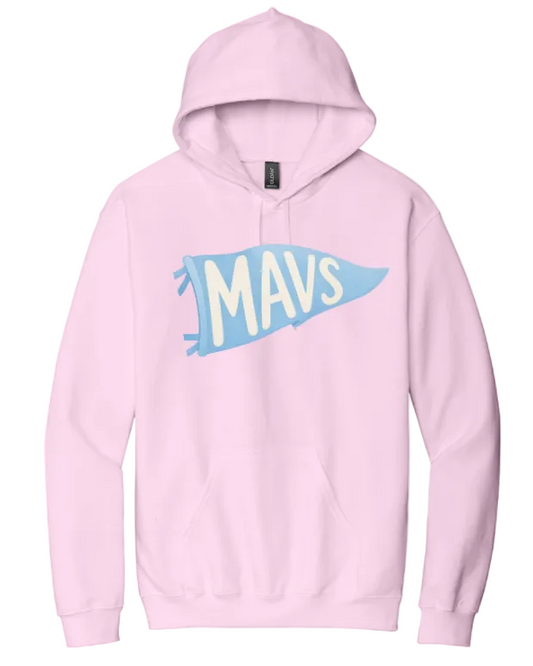 MAVS PENDANT PINK HOODIE