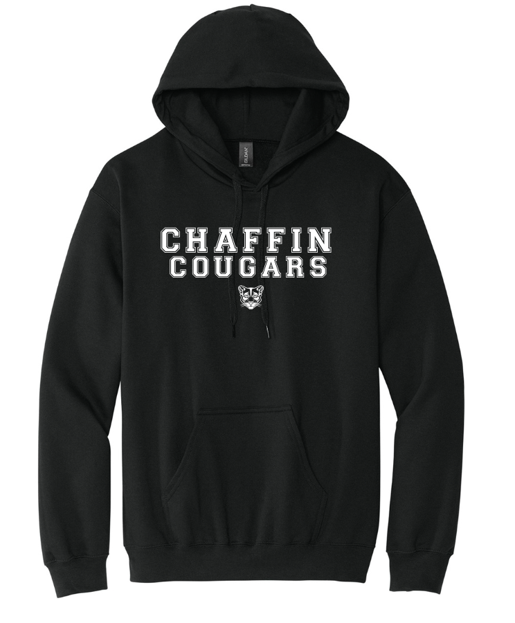 CHAFFIN COUGARS HOODIE IN BLACK