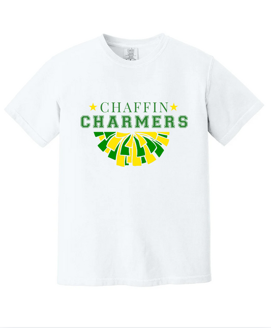 CHAFFIN CHARMERS SHORT SLEEVE COMFORT COLOR TEE IN WHITE