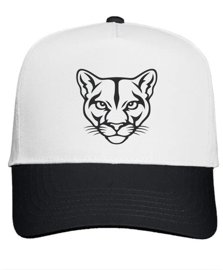 COUGAR FACE FIVE PANEL HAT