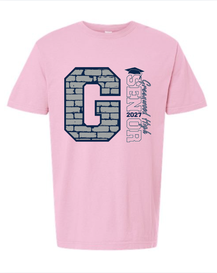 GHS SENIOR TEE IN BLOSSOM PINK