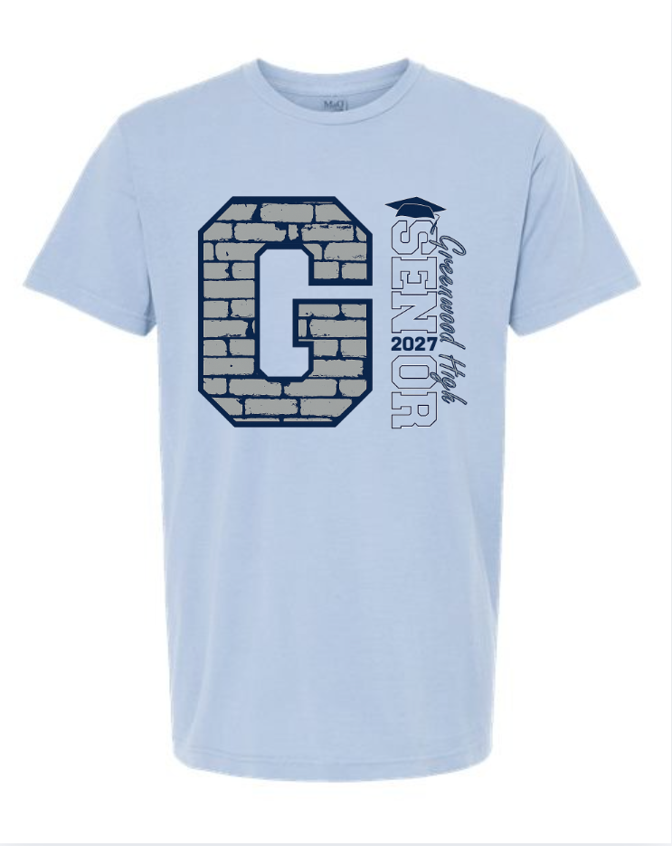 GHS SENIOR TEE IN CHAMBRAY LIGHT BLUE