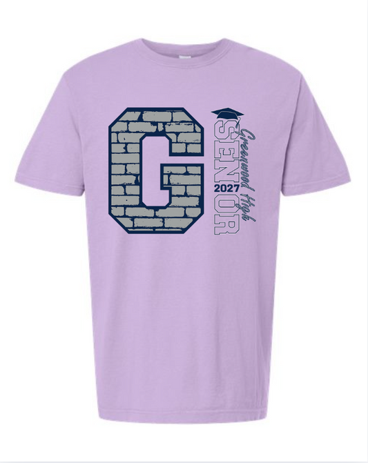 GHS SENIOR TEE IN ORCHID LIGHT PURPLE