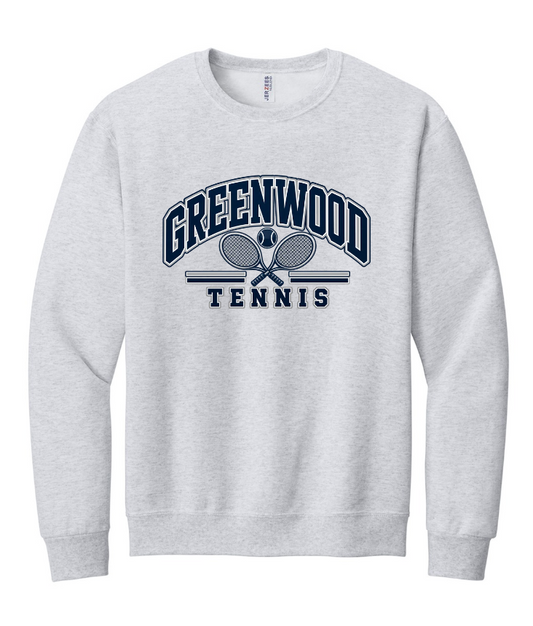 GHS TENNIS CREWNECK SWEATSHIRT IN ASH GREY