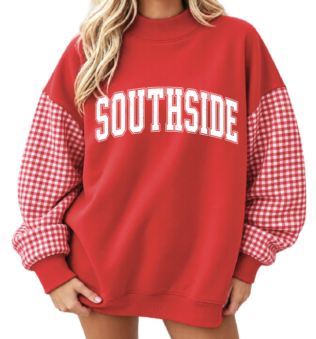 SOUTHSIDE MAVERICKS MOCK NECK SWEATSHIRT