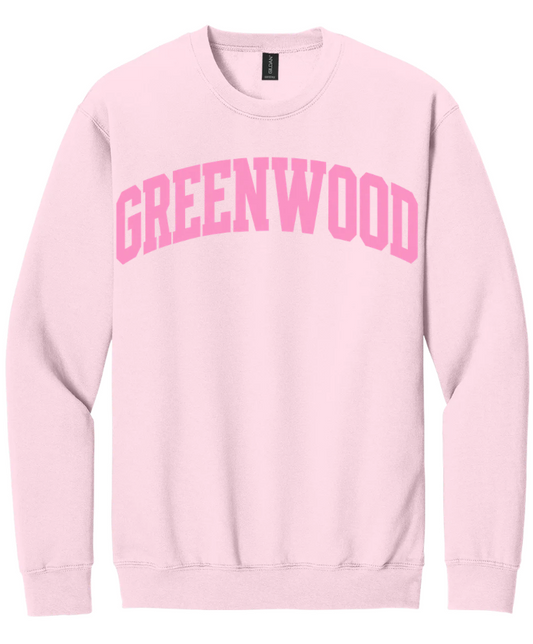 PINK GREENWOOD LIGHT PINK CREWNECK SWEATSHIRT