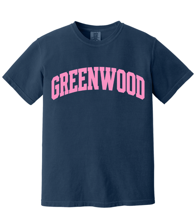 PINK GREENWOOD COMFORT COLOR TEE