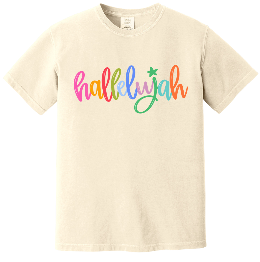 HALLELUJAH GARMENT DYED TEE