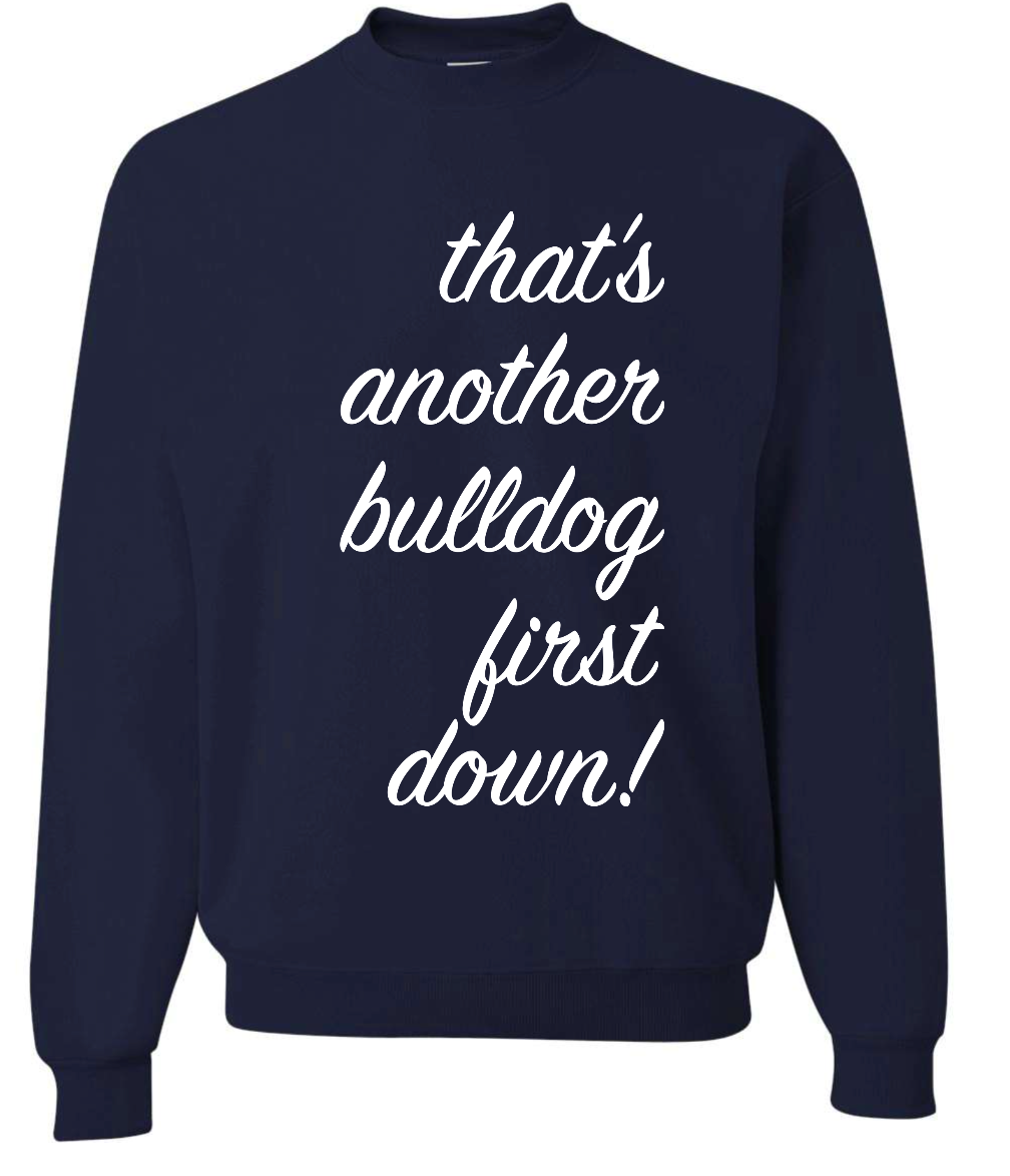 Navy Bulldog First Down