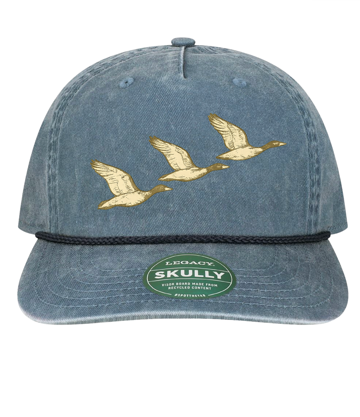 HERITAGE TRIO DUCK HAT IN DEMIN