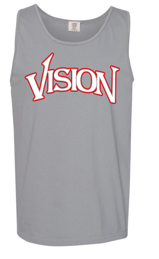 Grey Sleeveless Tank-Comfort Color