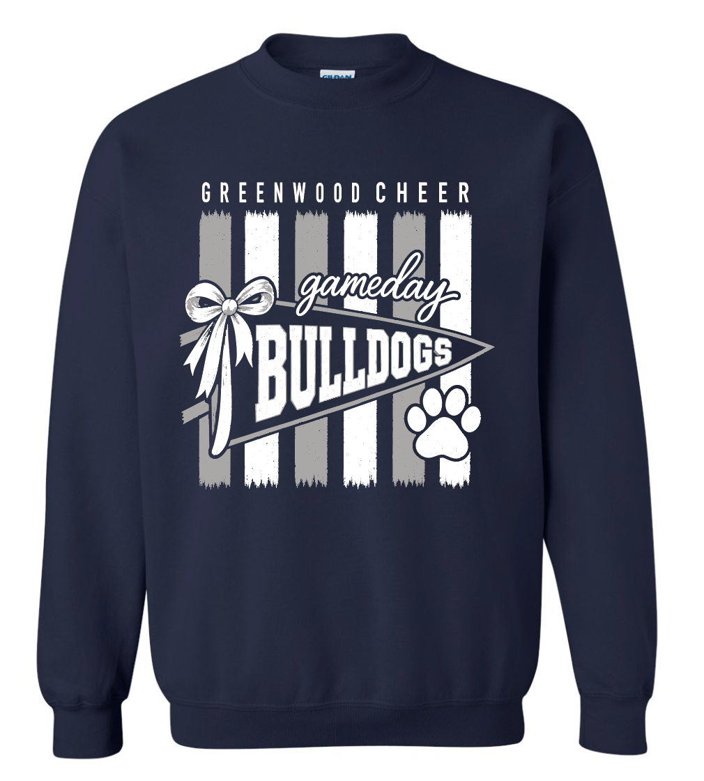 GREENWOOD CHEER TEE/SWEATSHIRT