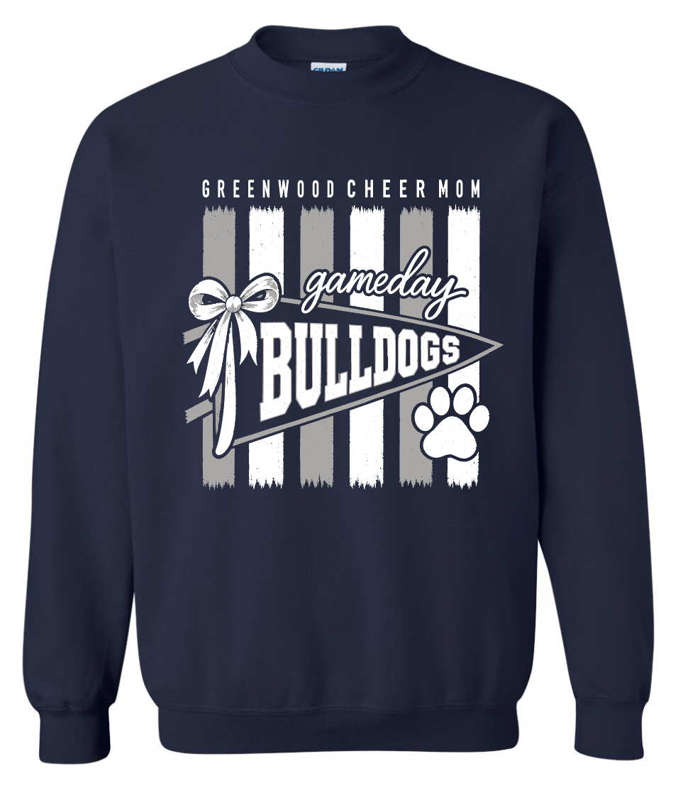 GREENWOOD CHEER MOM TEE/SWEATSHIRT