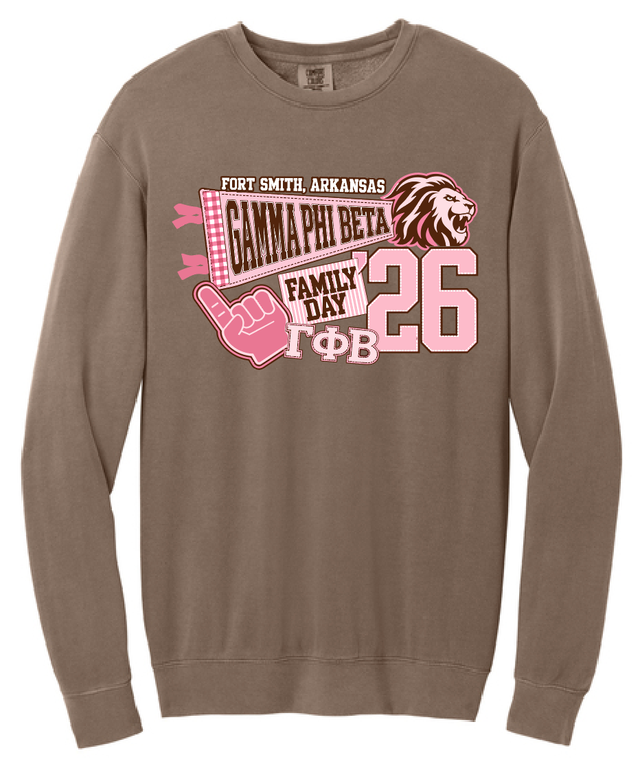 Gamma Family Day Garment-Dyed Sweatshirt