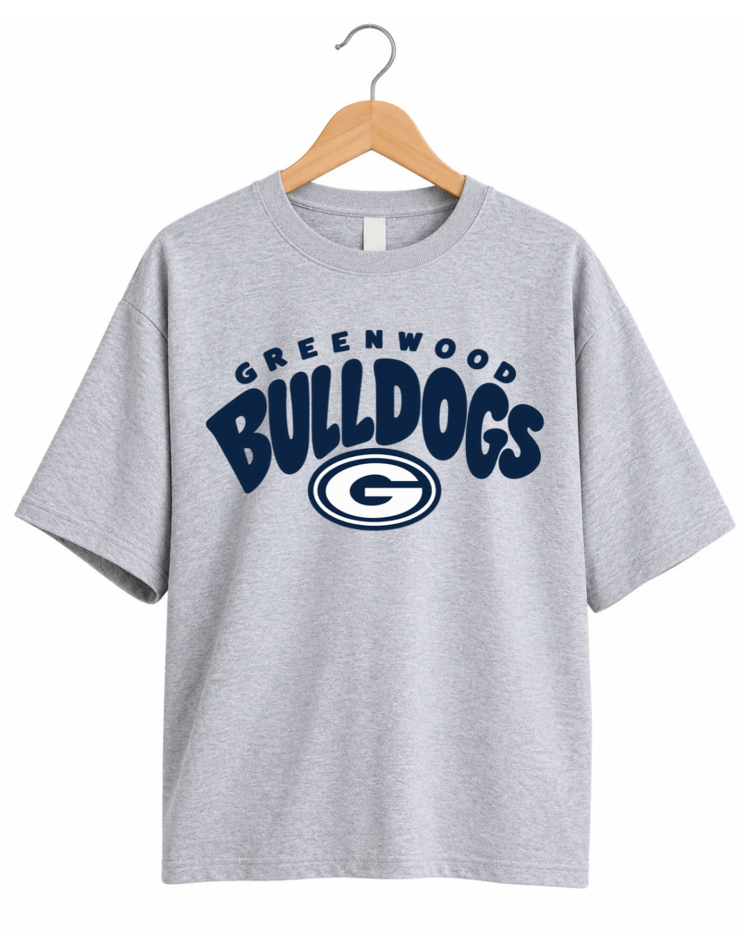 BUBBLY GREENWOOD BULLDOGS TEE