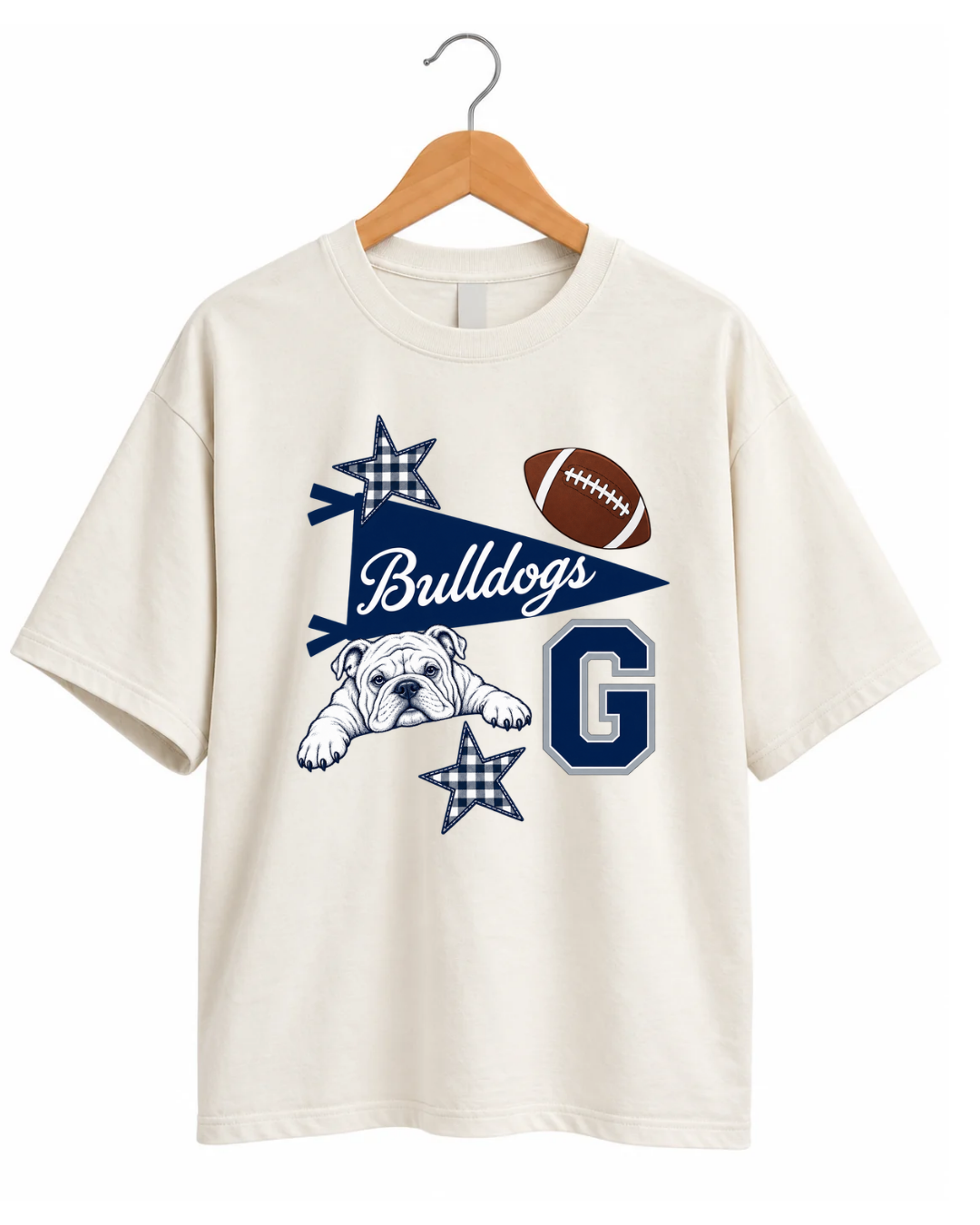 OLD SCHOOL BOARD BULLDOGS TEE