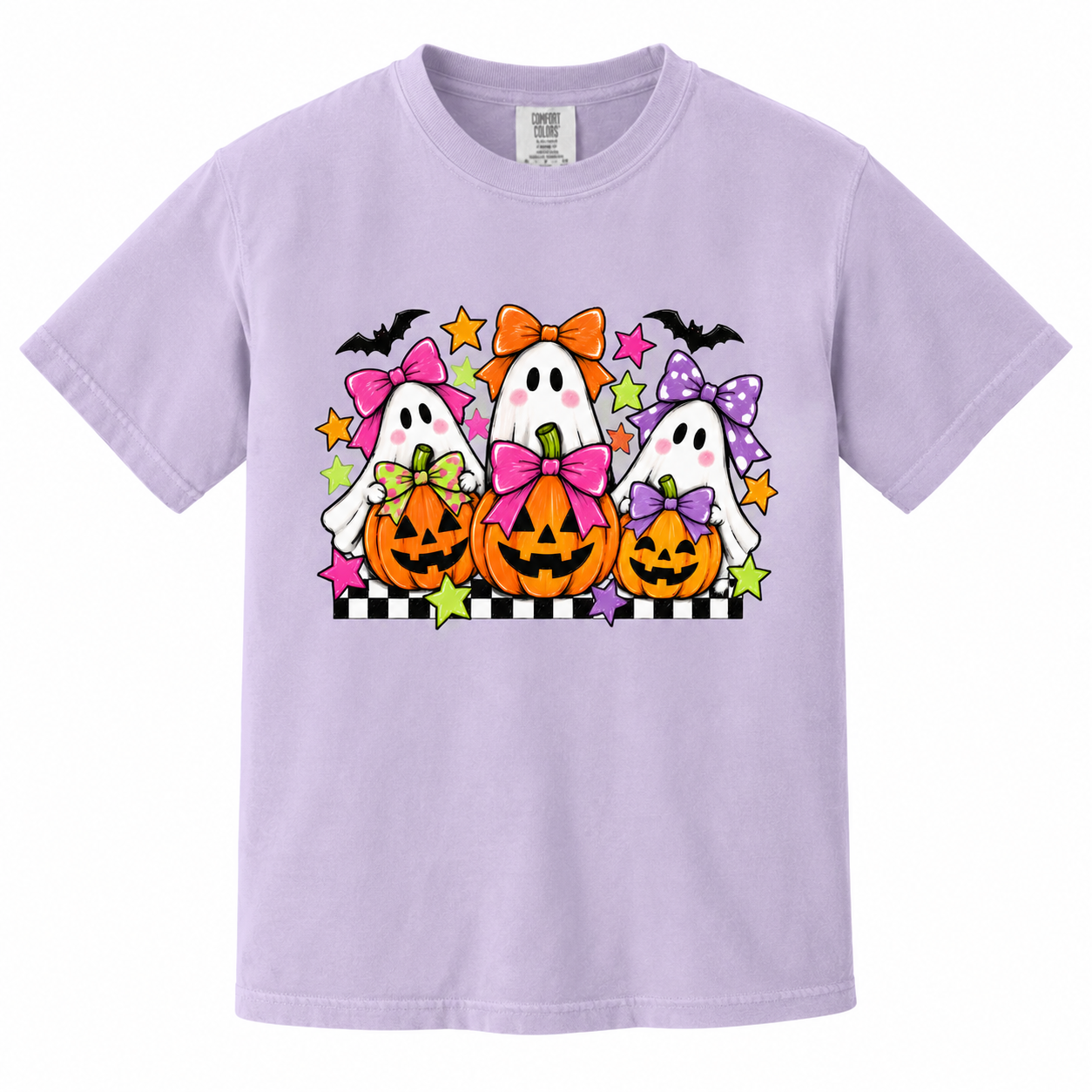 3 CUTE GHOST PUMPKIN PURPLE