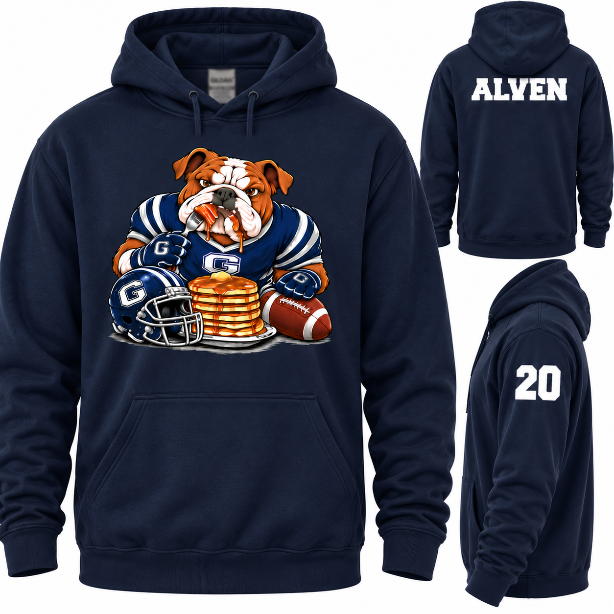 Pittbull Pancake Softstyle Tee & Sweatshirt