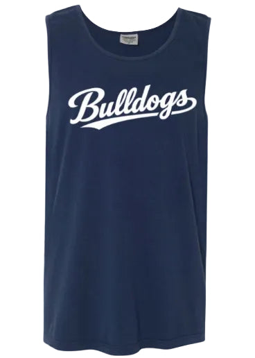 NAVY BLUE SLEEVELESS TANK-COMFORT COLOR