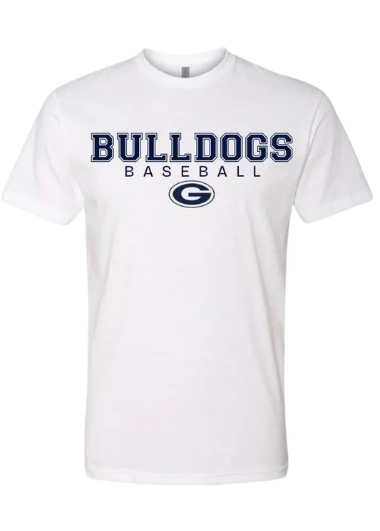 BULLDOGS BASEBALL IN WHITE