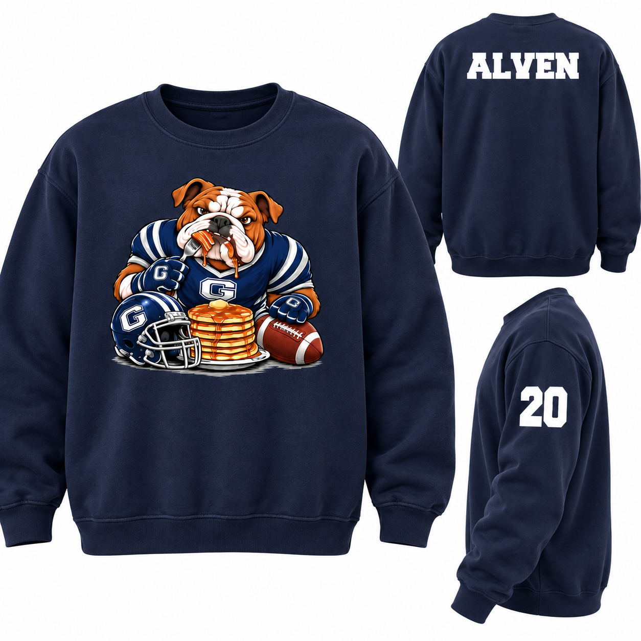 Pittbull Pancake Softstyle Tee & Sweatshirt