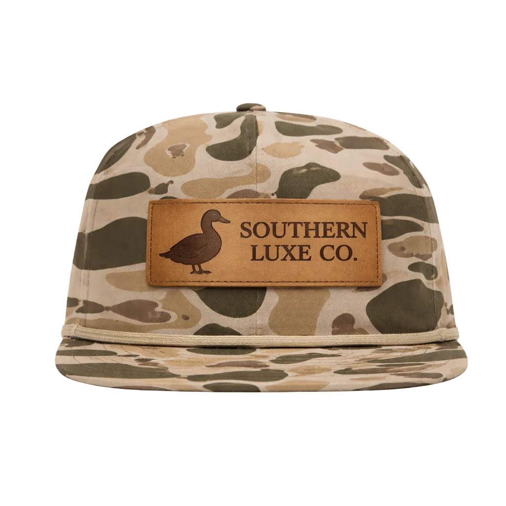 HARVEST DUCK CAMO LEATHER PATCH