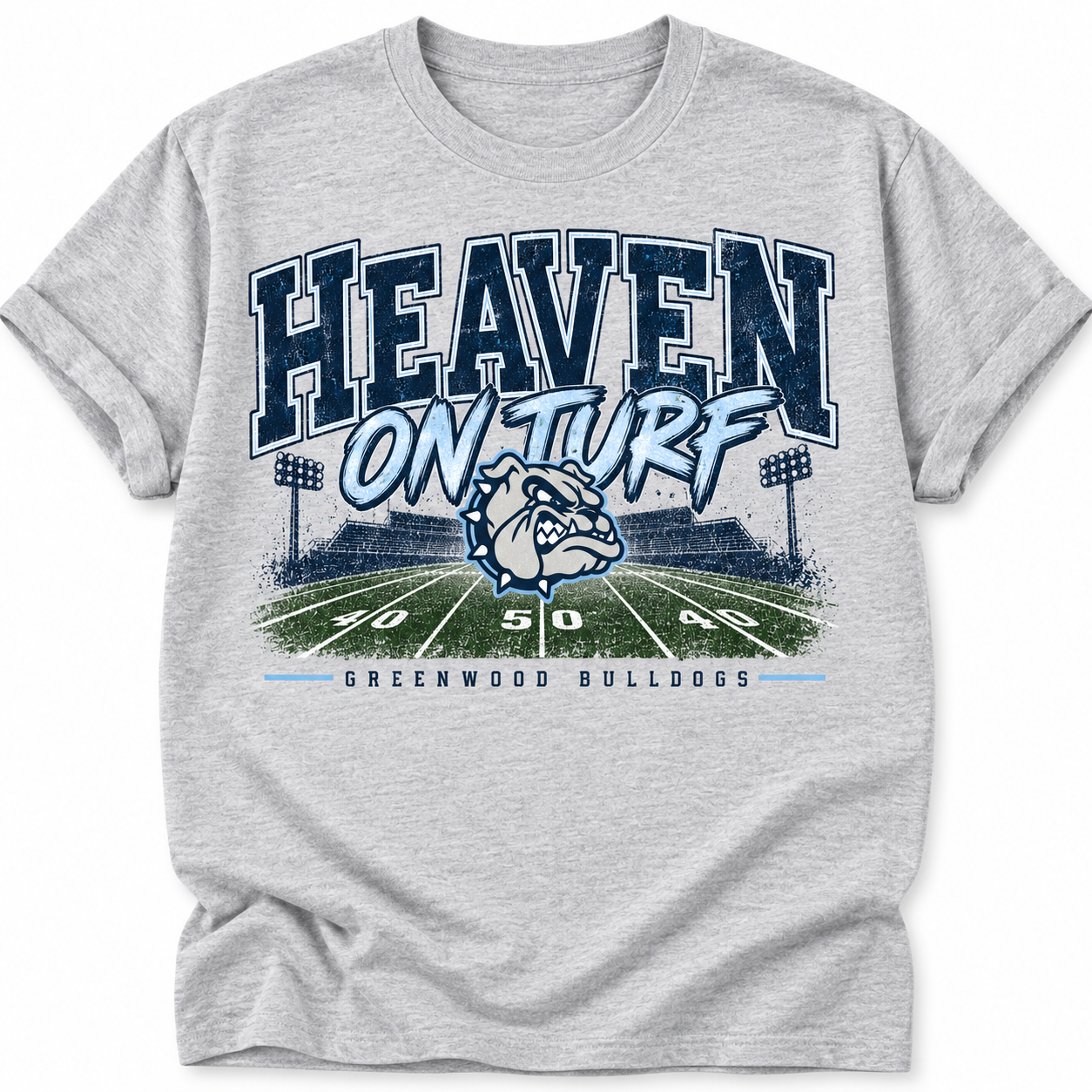 Heaven on Turf Ash Grey Tee