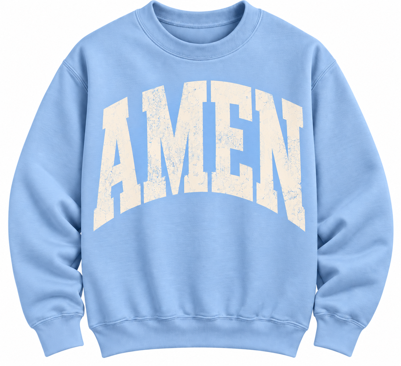Light Blue with Cream AMEN Sweatshirt