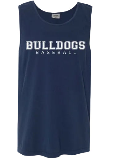 NAVY BLUE SLEEVELESS TANK-COMFORT COLOR